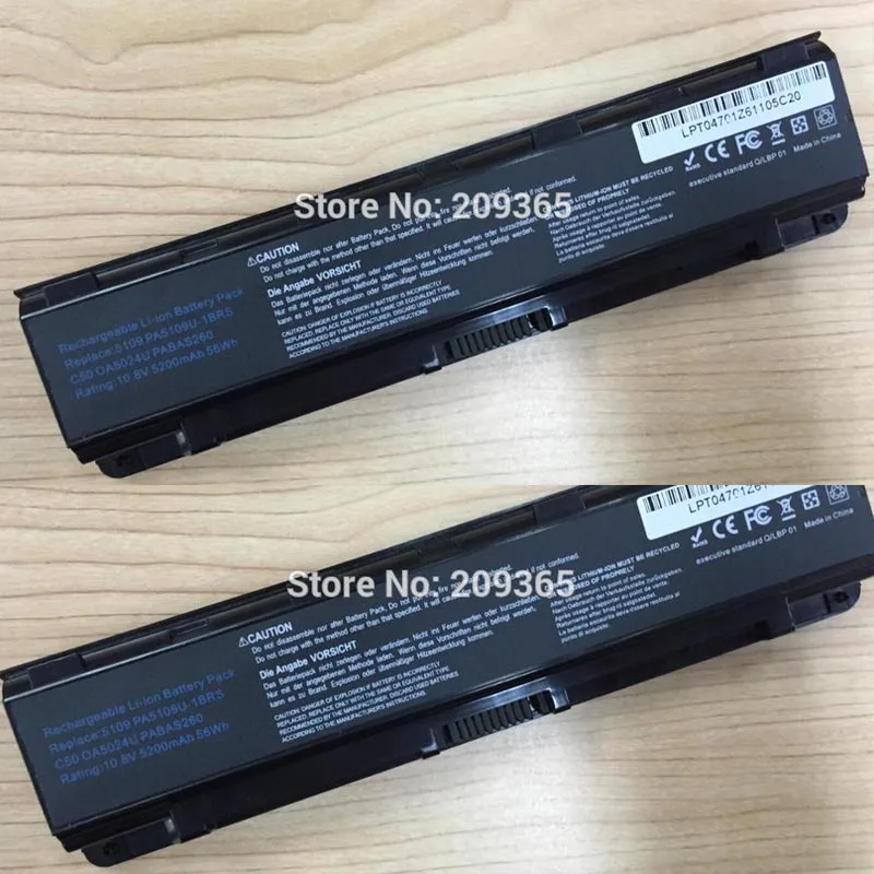 HSW специальная цена Аккумулятор для ноутбука Toshiba PA5024U-1BRS PA5023U-1BRS PA5023 PA5109 C850 C855 5023 -