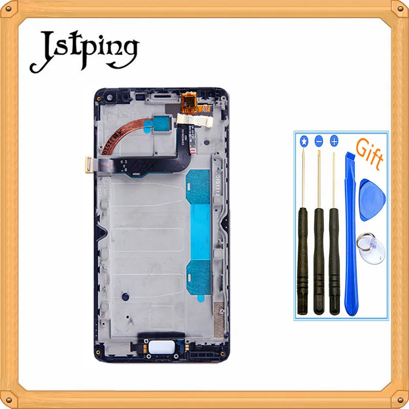 Jstping 5 дюймовый полный ЖК экран для Lenovo Vibe P1 P172 P1a42 P1c58 в сборе рамка дисплей панель