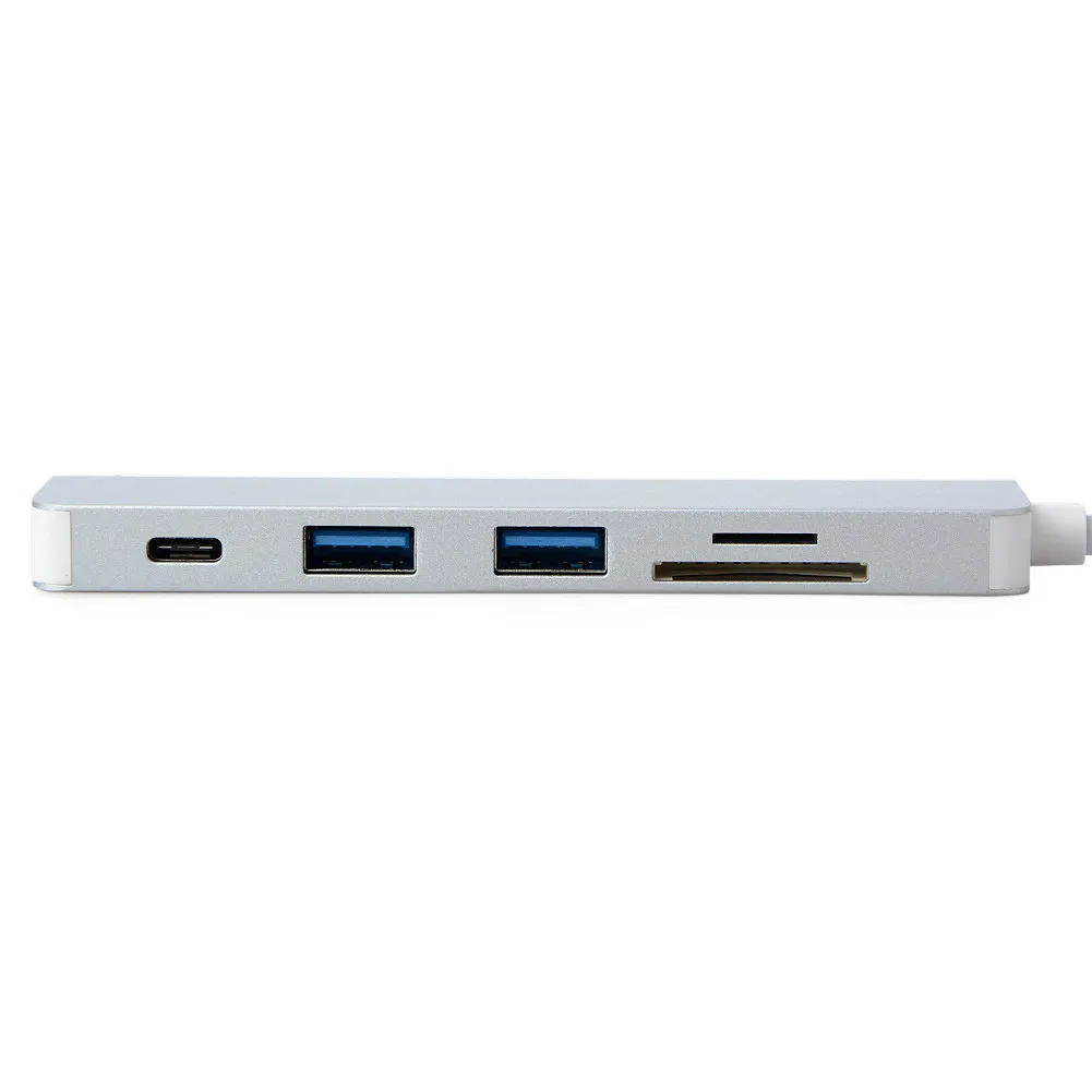 USB 3 0 на 2xusb 3.0 5in1 концентратор адаптер SD TF кардридер для Macbook 5 в 1 C Тип расширитель