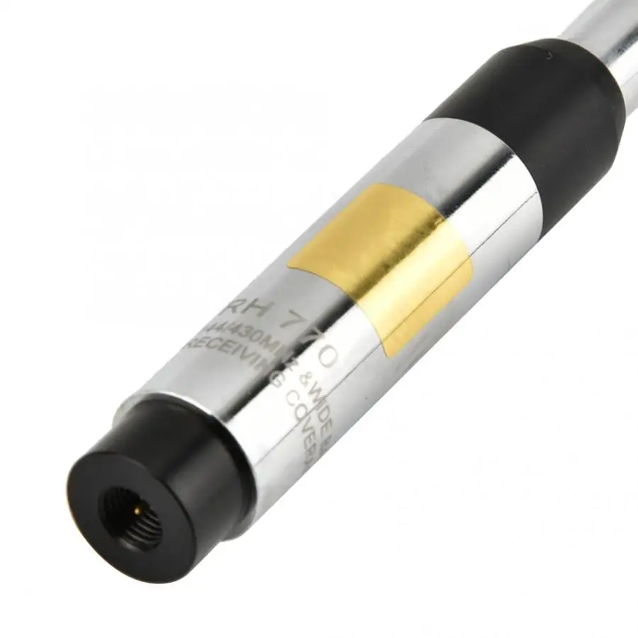 RH770 SMA Male Двухдиапазонная 144/430 МГц телескопическая портативная рация антенна 10 Вт