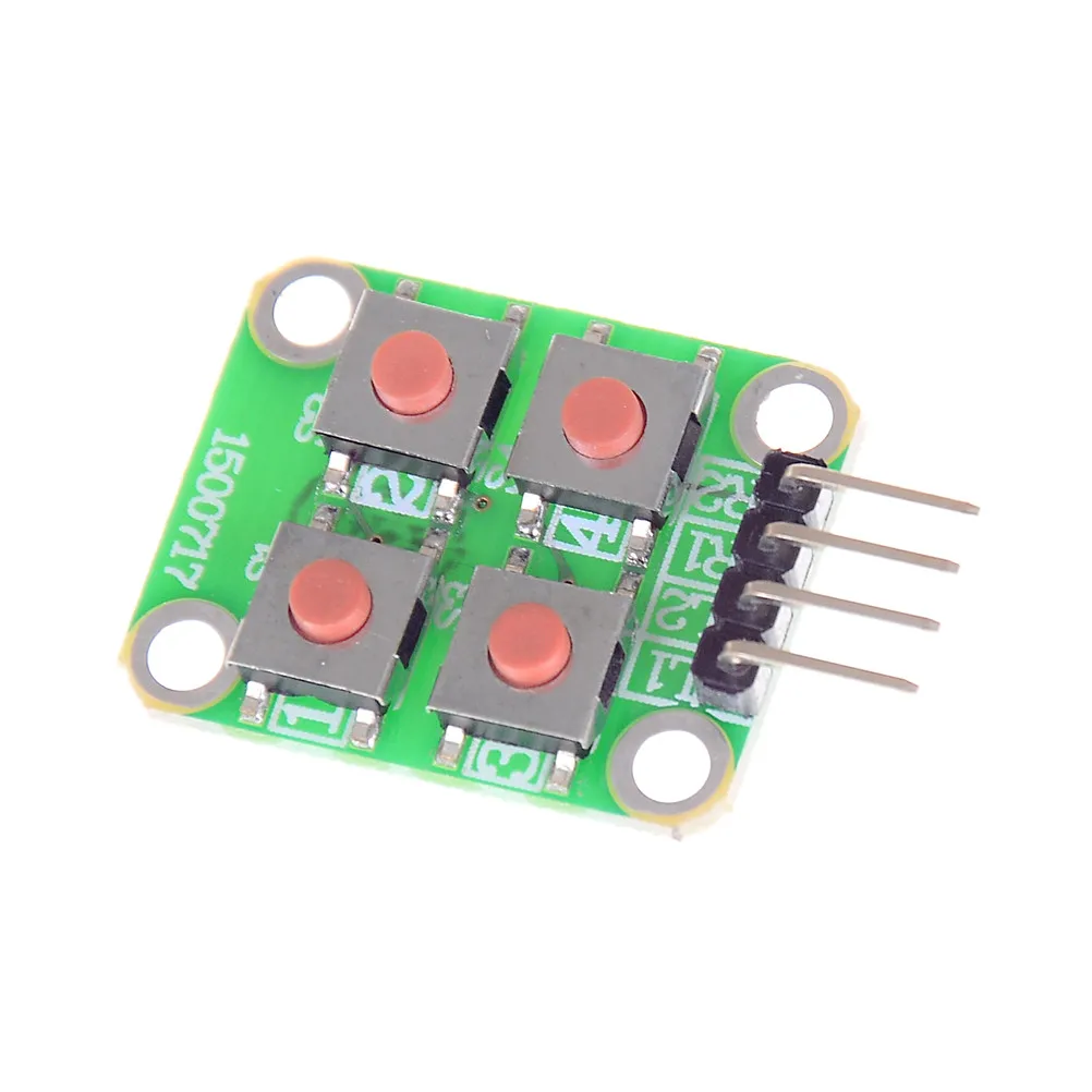 Модуль платы для клавиатуры Arduino 4 кнопки тактильный переключатель 1 шт. |
