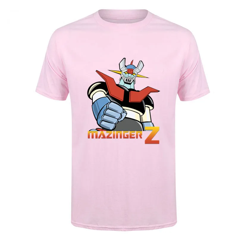 2017 новое поступление Аниме Mazinger Z Мужская футболка по индивидуальному заказу 100%