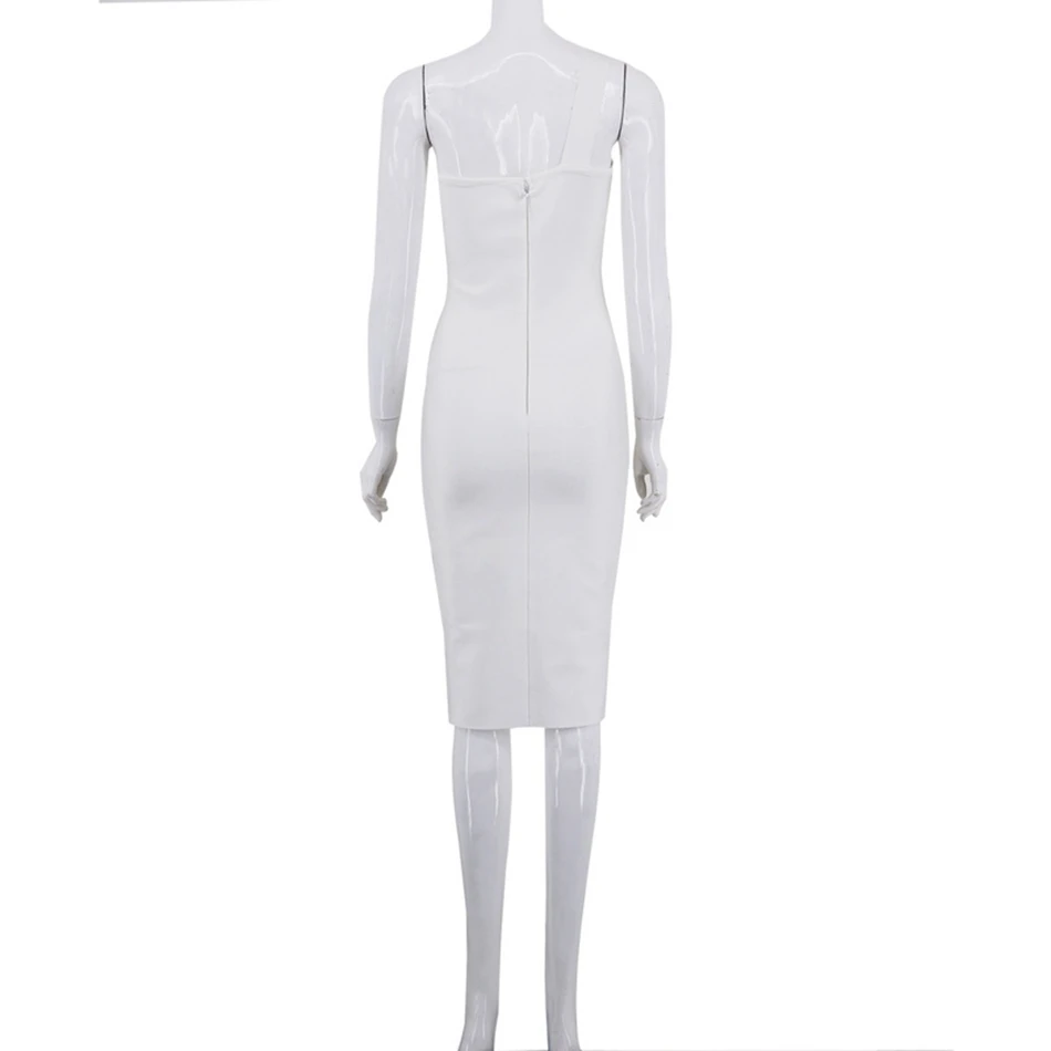 

BANDAGE White Bandage Dress One Shoulder Bodycon Vestidos Elegant Backless Women Dress Cut Out Clubwear Cocktail Party Boutiques