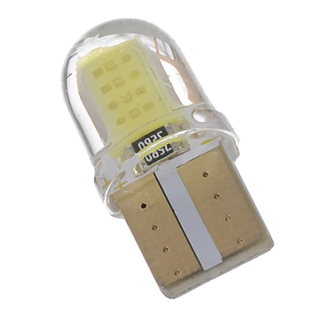 10 шт. T Белый 8 SMD 3 Вт LED COB силиконовый C ar клин с поворотным боковым светом номерной