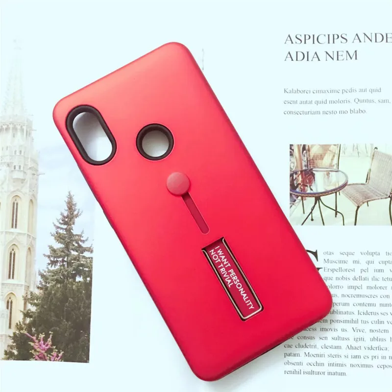 Чехол для XIAOMI MI 8 с подставкой гибридная броня Прочный чехол 6X/A2 присоска кольцо
