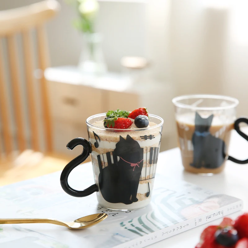 Tazas divertidas чашки и кружки caneca criativa Милая кружка кофейная чашка taza gato ceramica creativas пара
