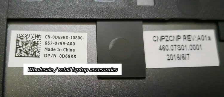 Серая Нижняя крышка в сборе для Dell Inspiron 13 7368 7378 D69KX 0D69KX | Компьютеры и офис