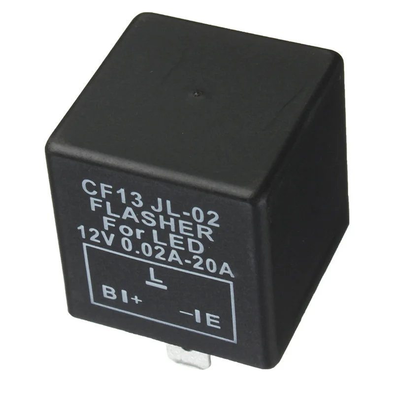 Motorcycle Relay Module 3 Pin Electronic Flasher CF13 Fix LED Turn Signal Light Error FAST New Arrival Universial Hot | Автомобили и
