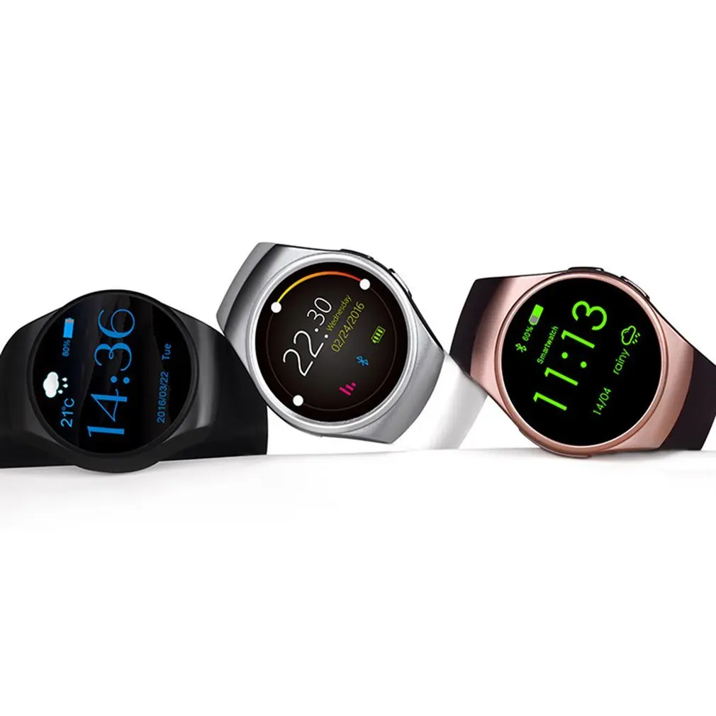 KINGWEAR KW18 Bluetooth Смарт часы полный экран Поддержка SIM TF карты Smartwatch телефон сердечного ритма для apple gear s2 huawei xiaomi