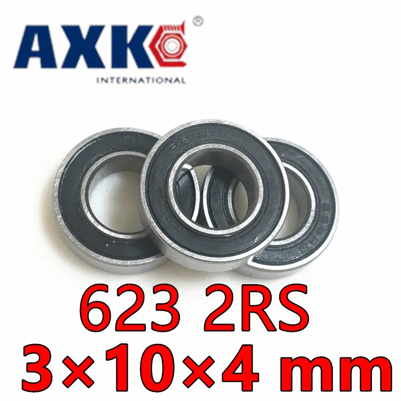 Миниатюрный радиальный шариковый подшипник Axk 623 2rs 623-2rs резиновый герметичный с