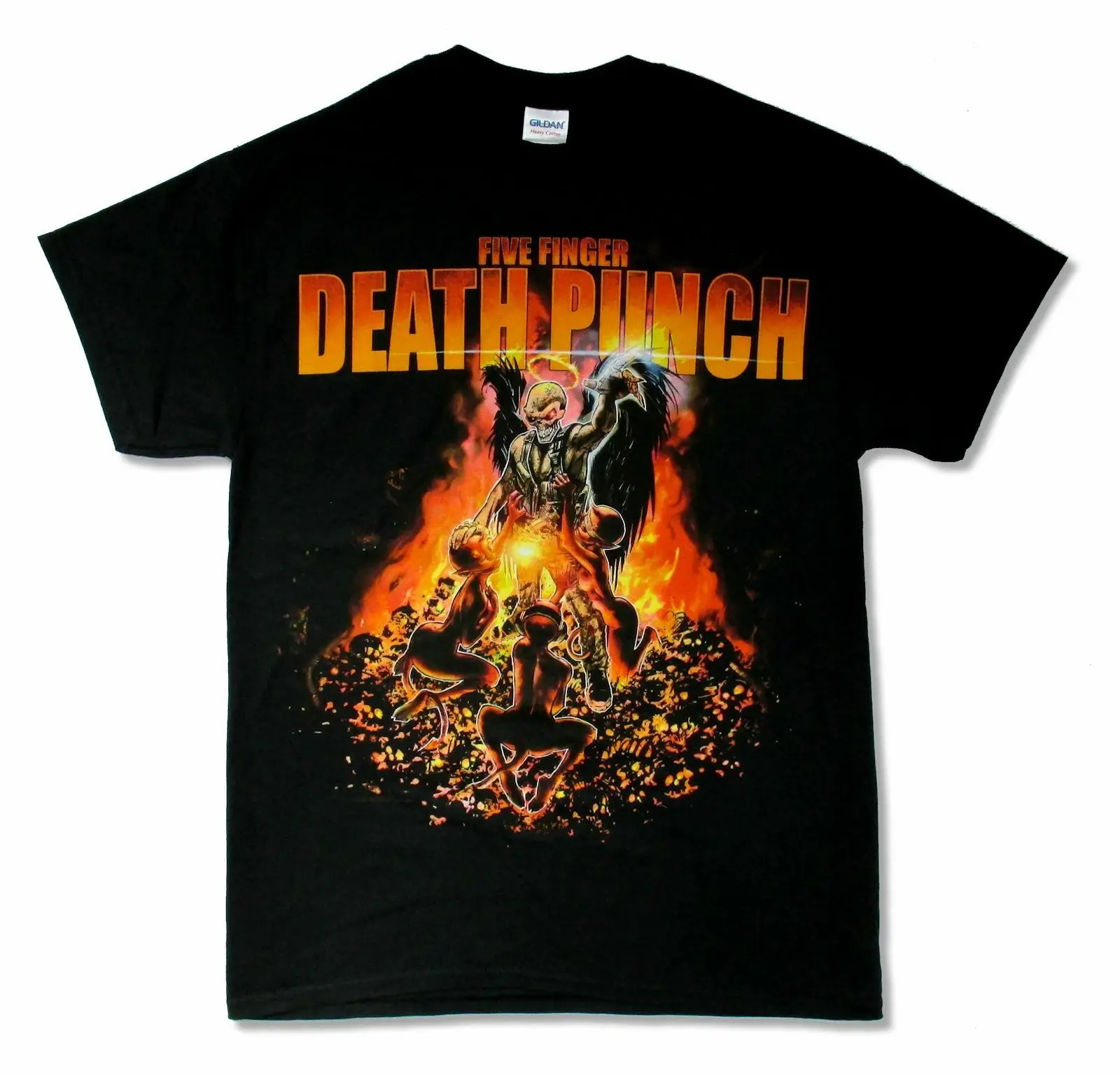 Пять пальцев смерти удар чистилище тур 2014 черная футболка новый официальный 5FDP |