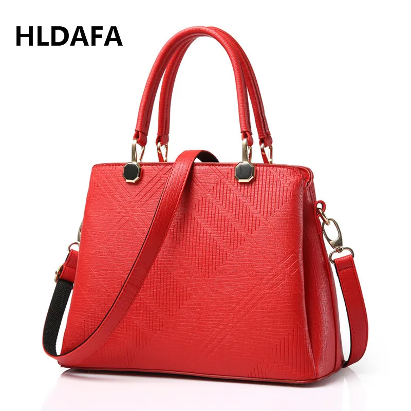 HLDAFA Бренд Женщин Сумки Saffiano Большой Емкости Плече Сумка Молния Женский Crossbody