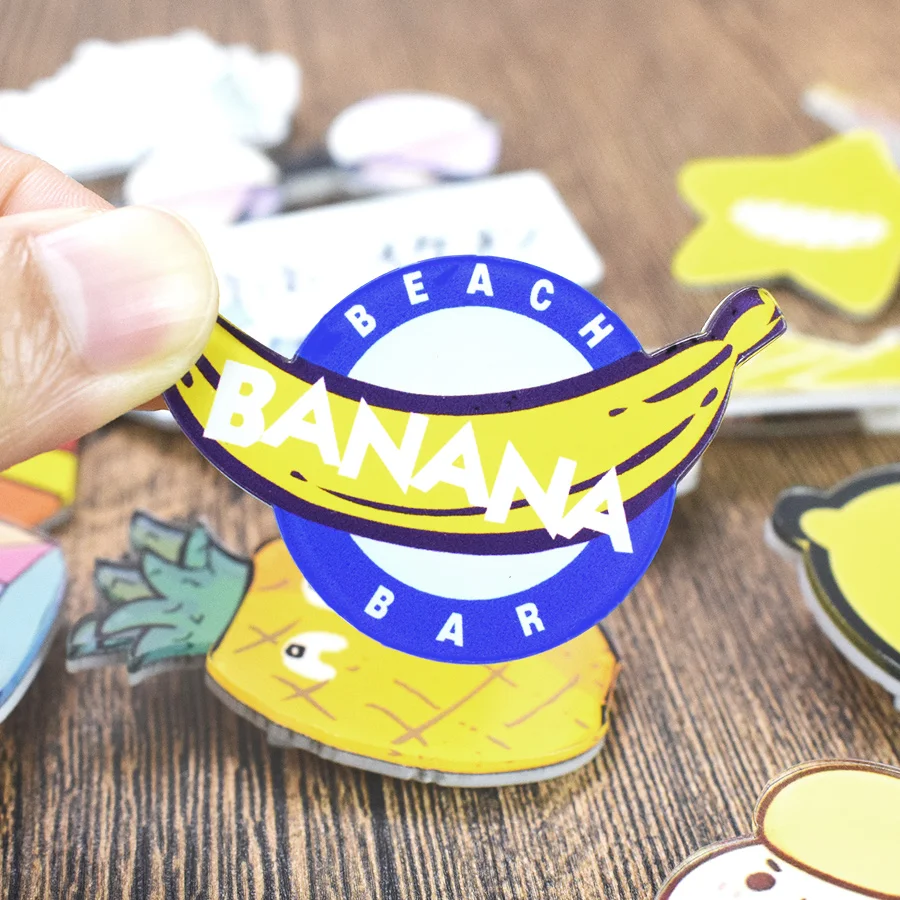 Акриловые значки и булавки для одежды 3d аниме милые Мультяшные нашивки на