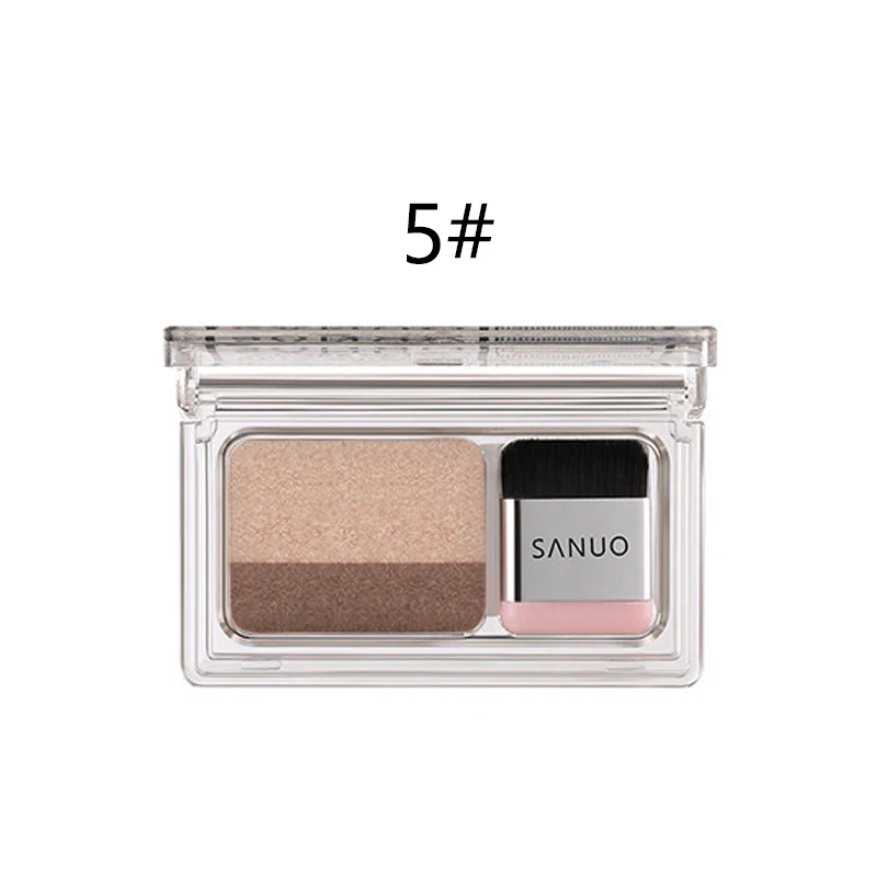 Двухцветные тени для век Lazy people Dichroic Eye Shadow жемчужный светильник двухслойные градиентные изменения глаз диск для теней 3 секунды макияжа - Цвет: 05