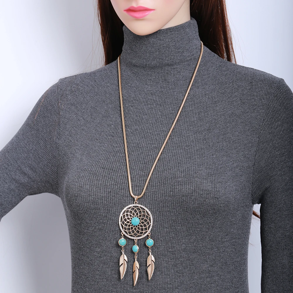 Женское ожерелье с подвеской Ловец снов|stone pendant necklace|natural stone necklacechain necklace |