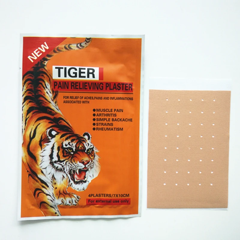 

125bags=500pcs/lot High Quality Muscle Pain Kill Plaster Tiger Balm Patch Chinese Herbal Pain Relieving Plaster