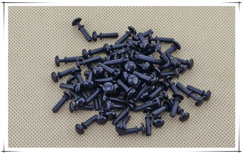 Острые белые/черные пластиковые нейлоновые заклепки R6080 R для ПК с диаметром