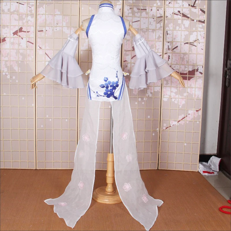 Пользовательский размер Azur LAN Yat Sen cheongsam китайское сексуальное платье Косплей