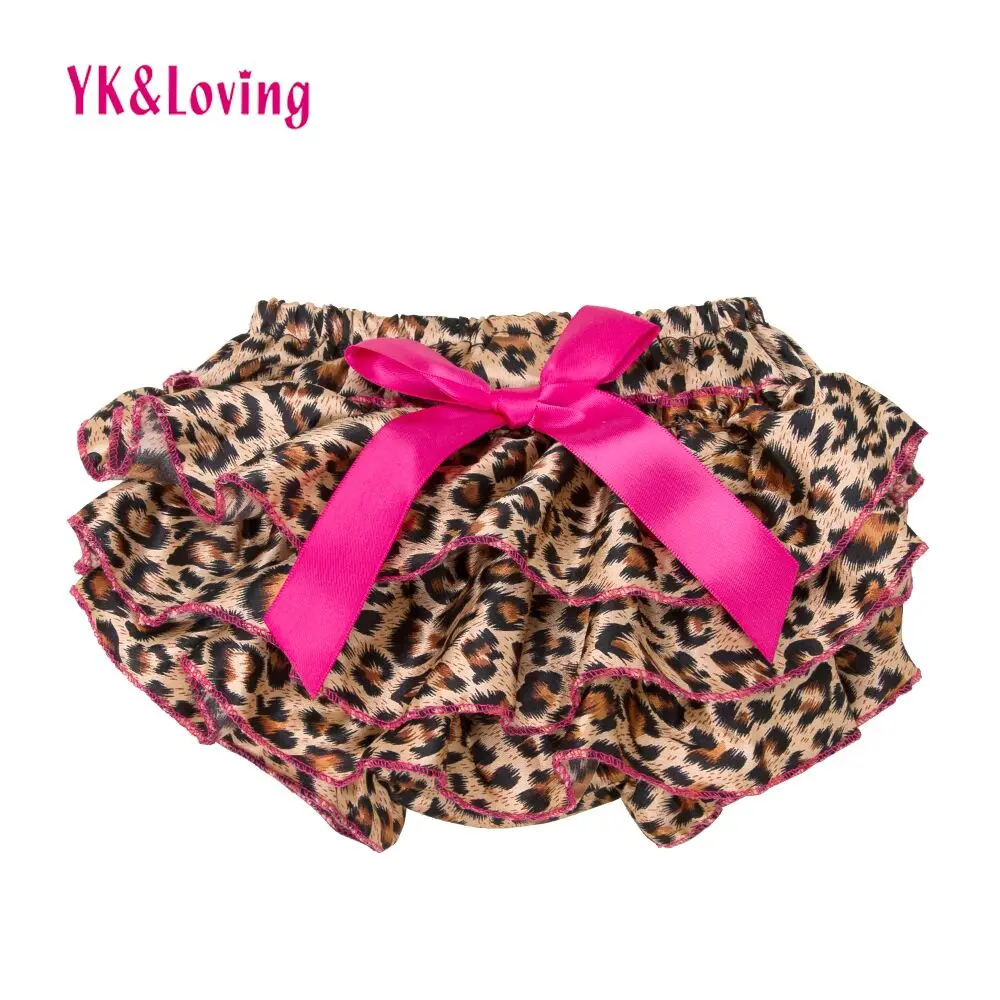 10 видов цветов Панталоны леопардовой расцветки для девочек трусики на подгузник