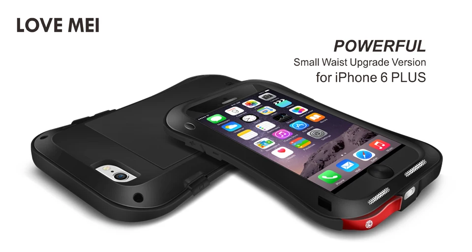 

Чехол LOVE MEI алюминиевый для Apple iPhone 6 plus