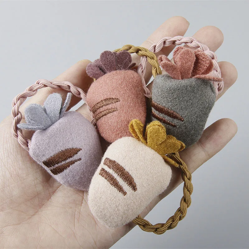 

Cute Cartoon Carrot Baby Girls Hairband Kids Lovely Stuffed Headbands Kawaii Colorful Headwear Infants Children Hair Accessories