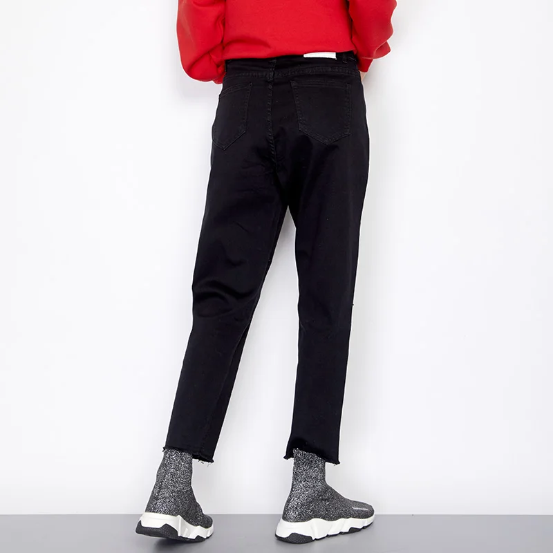 LEIJIJEANS Новое поступление Осенние повседневные стильные джинсы размера плюс
