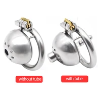 chaste bird 304 stainless steel male chastity device super small short cock cage with stealth lock ring sex toy a269