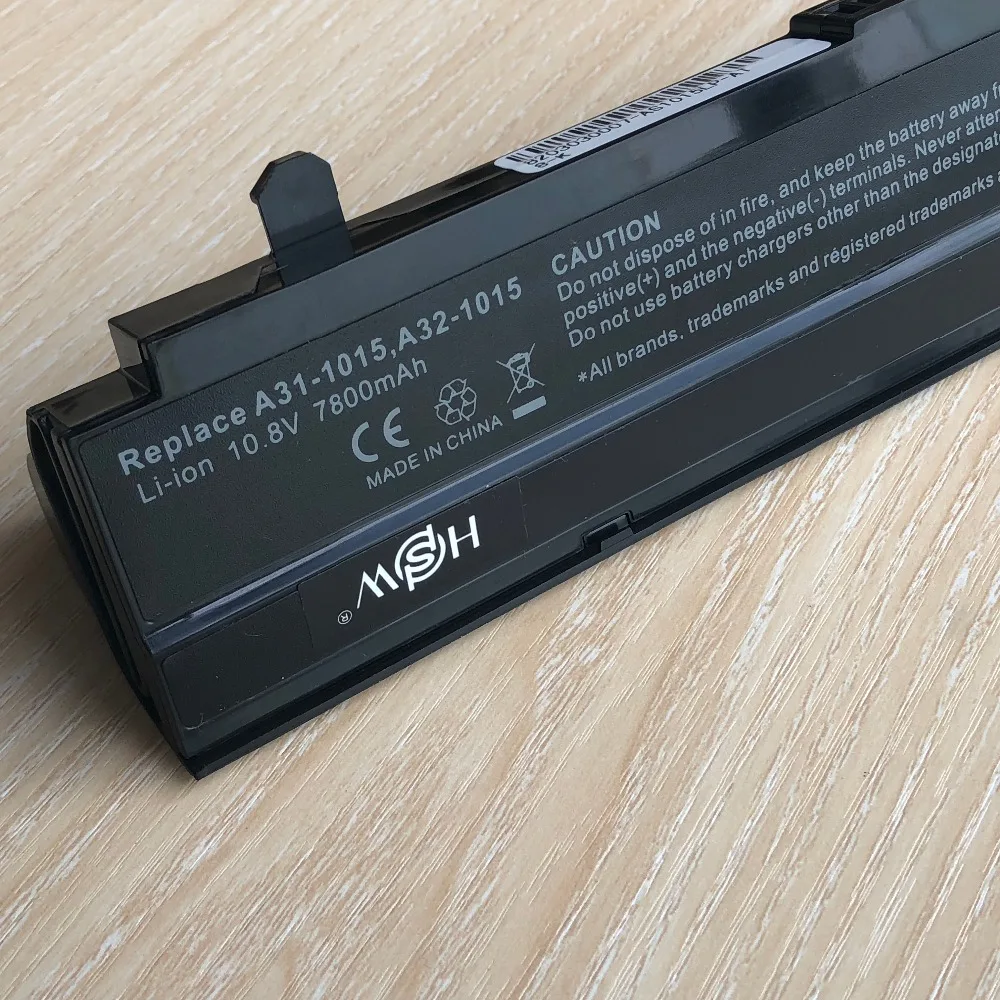 Аккумулятор с 9 ячейками 7800 мАч черный для ASUS Eee PC 1011B 1011BX 1011C 1011CX 1011 P 1011PD 1011PDX 1011PN