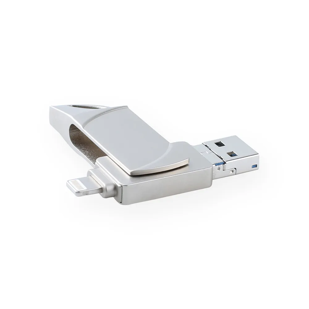 LL TRADER USB 64 ГБ флешка OTG флеш память для телефона iPhone iPad Android 128 накопитель Mini cle