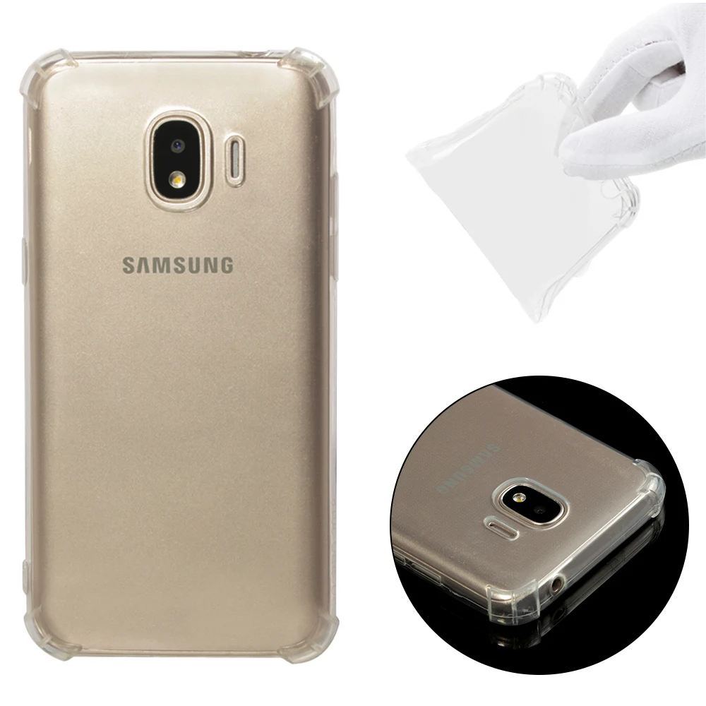 High quality transparent reinforced Anti-falling Soft Silicone phone case For Samsung Galaxy J2 Pro 2018 coque funda etui cover |