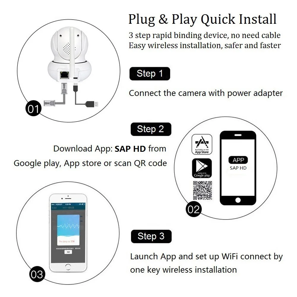 Ip-камера Wanscam K21 1080 P Wi-Fi камера с зумом для обнаружения лица P2P детский монитор