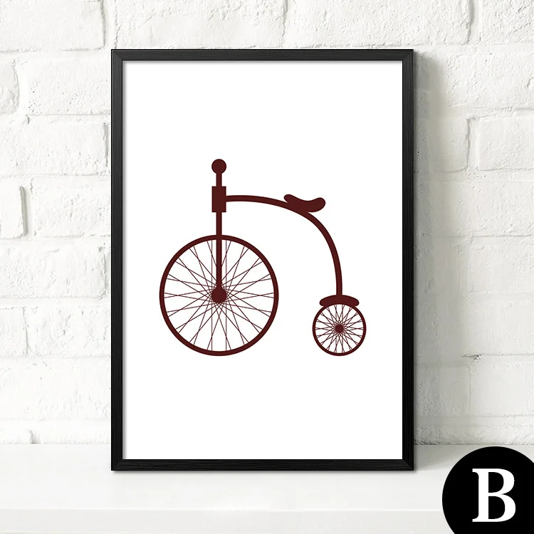 Креативные черно белые современные минималистичные настенные росписи для