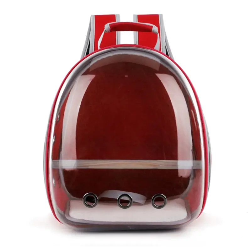 

Pet Parrot Carrier Bird Travel Bag Space Capsule Transparent Backpack Breathable 360 degrees Sightseeing