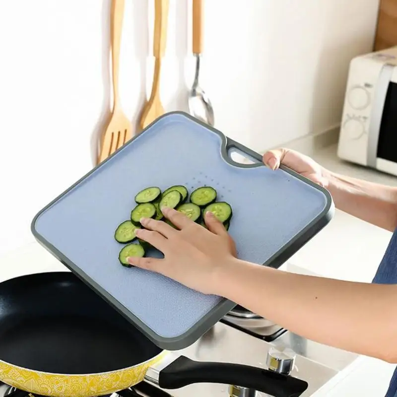 Разделочная доска для кухни разделочная фруктов утолщенная пластиковая