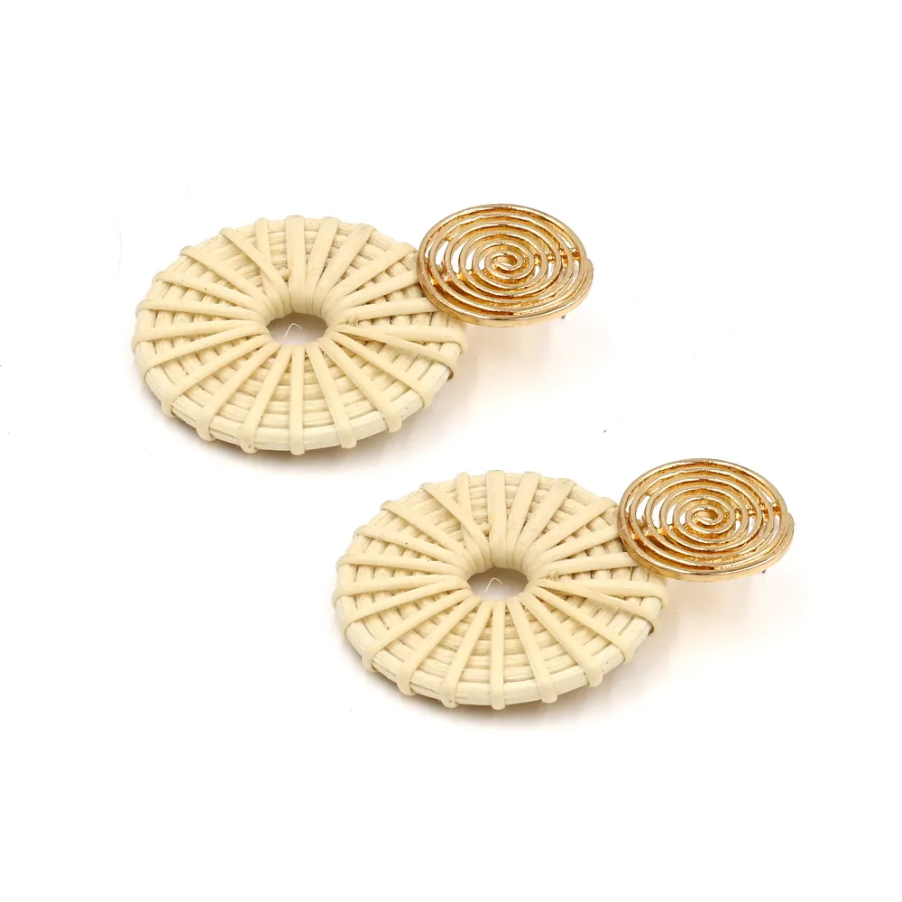 Большие серьги Висячие ювелирные изделия Boho Лето заявление 2019 для женщин из