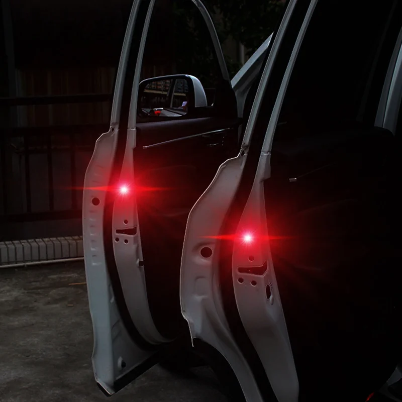 1 пара 5 светодиодных беспроводных автомобильных дверей открывающихся
