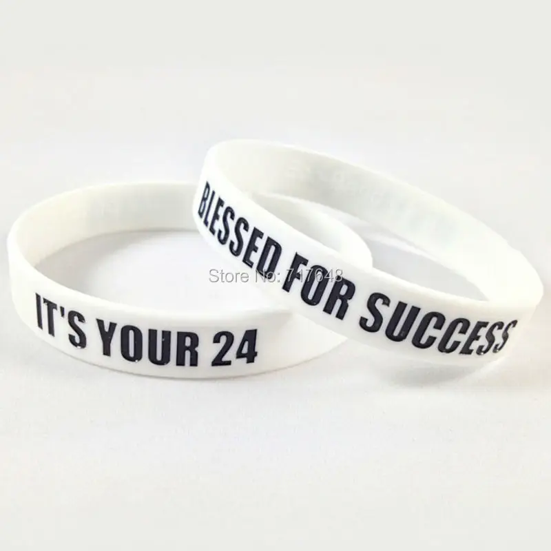300 шт. силиконовые браслеты черного и белого цвета it's your 24 | Украшения