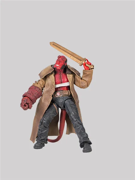 Anime 18CM 2 generations Hellboy 6 inches Section B C Movable Action Figure Movie Toys Model Doll Gift | Игрушки и хобби
