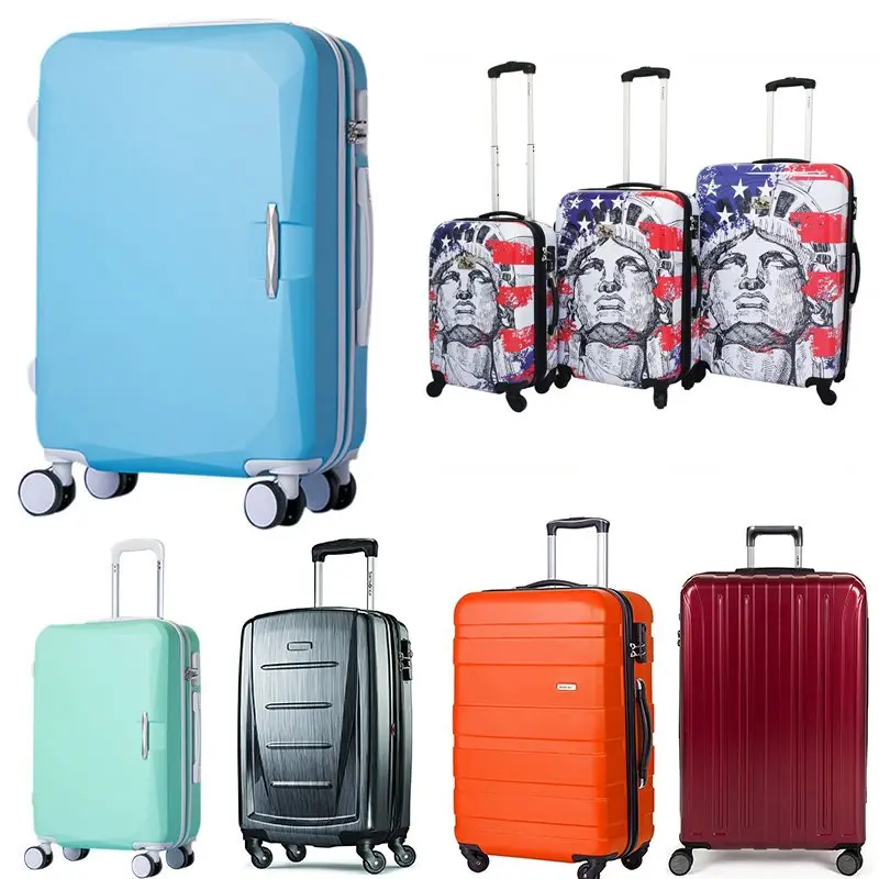 14&quot 20&quot 24&quot 16&quot 28&quot Liberty Lightweight Hardside Tsa Lock Spinner Luggage Us Flag Kids Dot Letter Cartoon Hard Carry-ons |