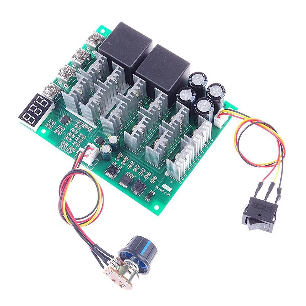 Useful DC Motor Speed Governor 12V 24V 36V 48V 10-55V 60A Forward / Reverse Switch | Обустройство дома