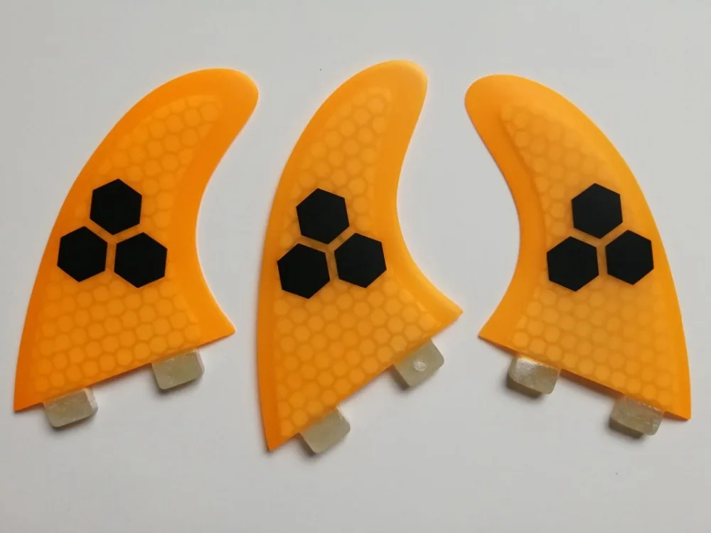 Бесплатная доставка яркие искусственные рифлёные плавники Thrusters G5 Fin (3 шт.) |