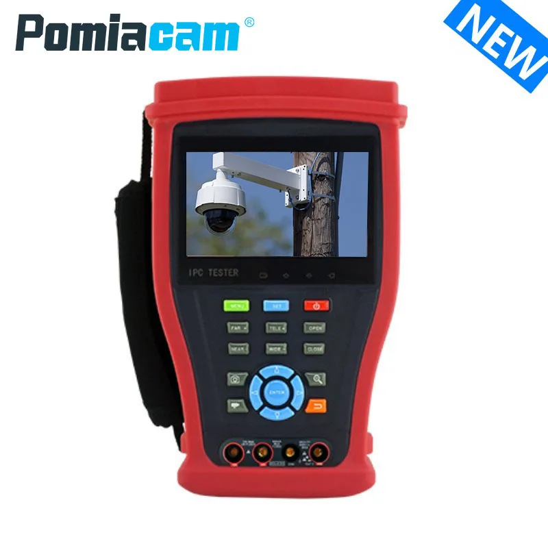 IPC4300 плюс IP камера тестер CCTV монитор 8MP TVI CVI 5MP AHD SDI H.265 4K с цифровым мультиметром