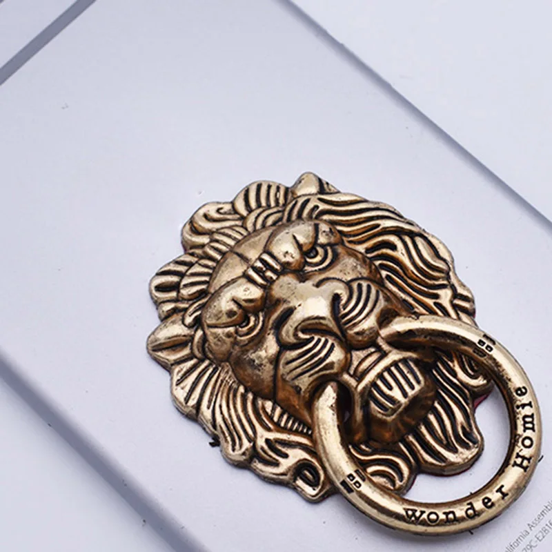 Круглый перстень lion rhinstone для iPhone XR XS MAX X 8 7 6 Plus Matel подставка смартфона Samsung Xiaomi oppo