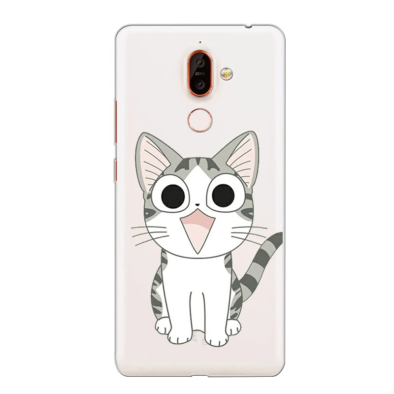 ciciber Phone Case for Nokia 9 PureView 1 2 3 5 6 7 8 Sirocco Soft TPU Back Cover 2.1 3.1 5.1 6.1 7.1 8.1 Plus Dog Cat |