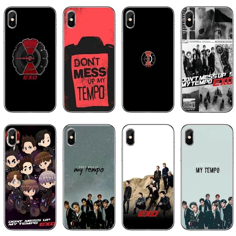 EXO 5 Don't Mess Up My Tempo чехол для телефона Samsung Galaxy J8 J6 J4 Plus Prime J7 J5 pro J3 J2 2018 2017 2016 мягкий
