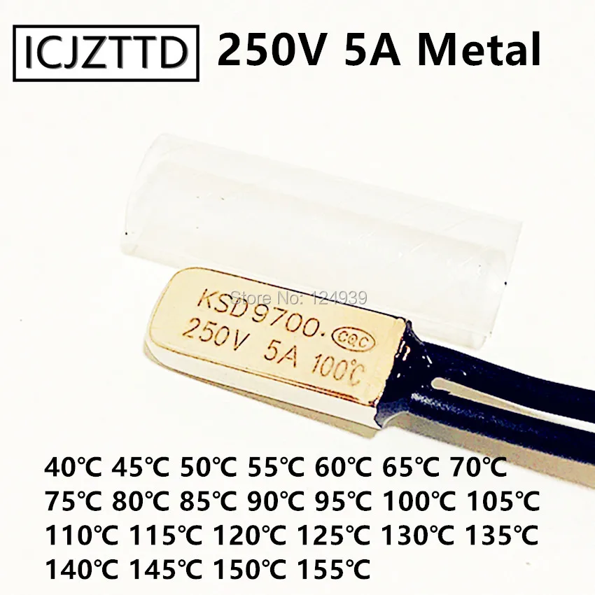KSD9700 250 V 5A 15 ~ 155 градусов биметаллический диск температурный переключатель