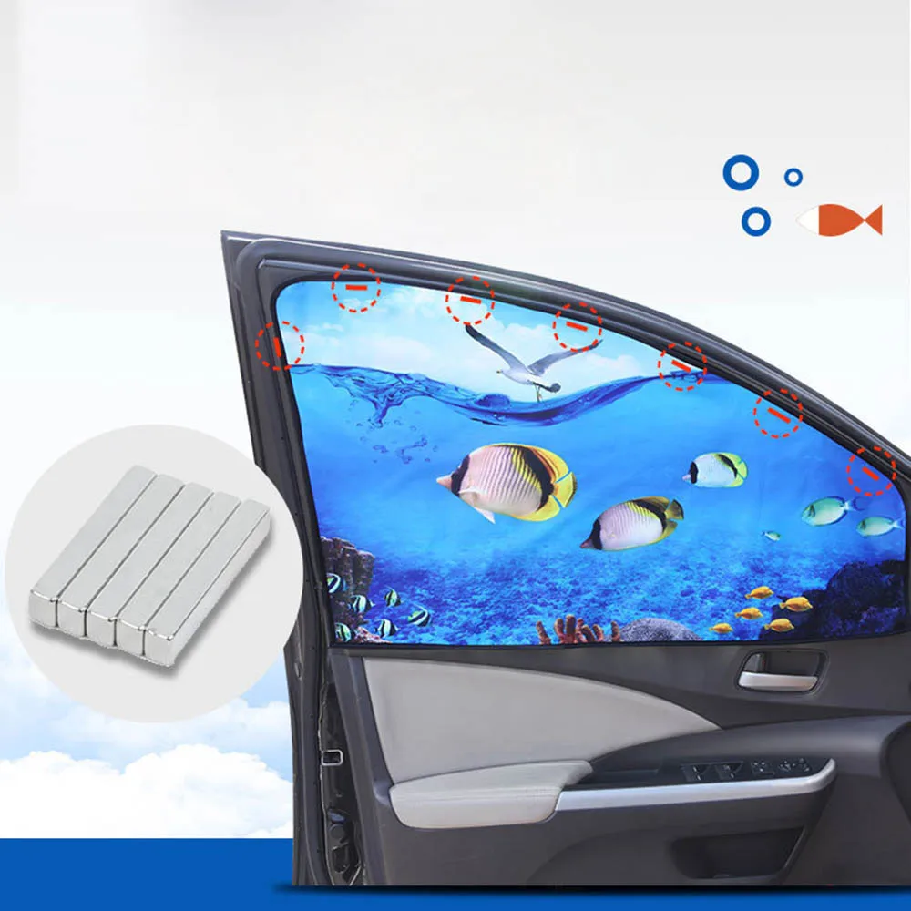 1 шт. магнитный автомобильный чехол Солнцезащитная занавеска для детей