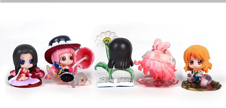 5 стилей Аниме одна деталь фигурку нами Робин Shirahoshi Perona Боа Хэнкок Nimi украшения