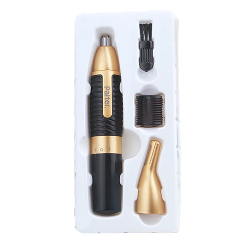 Paiter Мужчины Электрические нос триммер для носа уха бакенбарды Борода волос