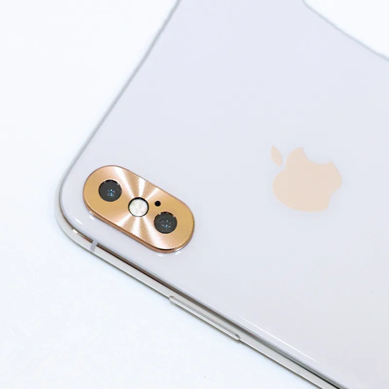 Металлический протектор объектива для iphone XS, XR, XS, Max, 7, 8 Plus, X, роскошная защита для камеры, круглый чехол, кольцо, защита Бампера, кольцо